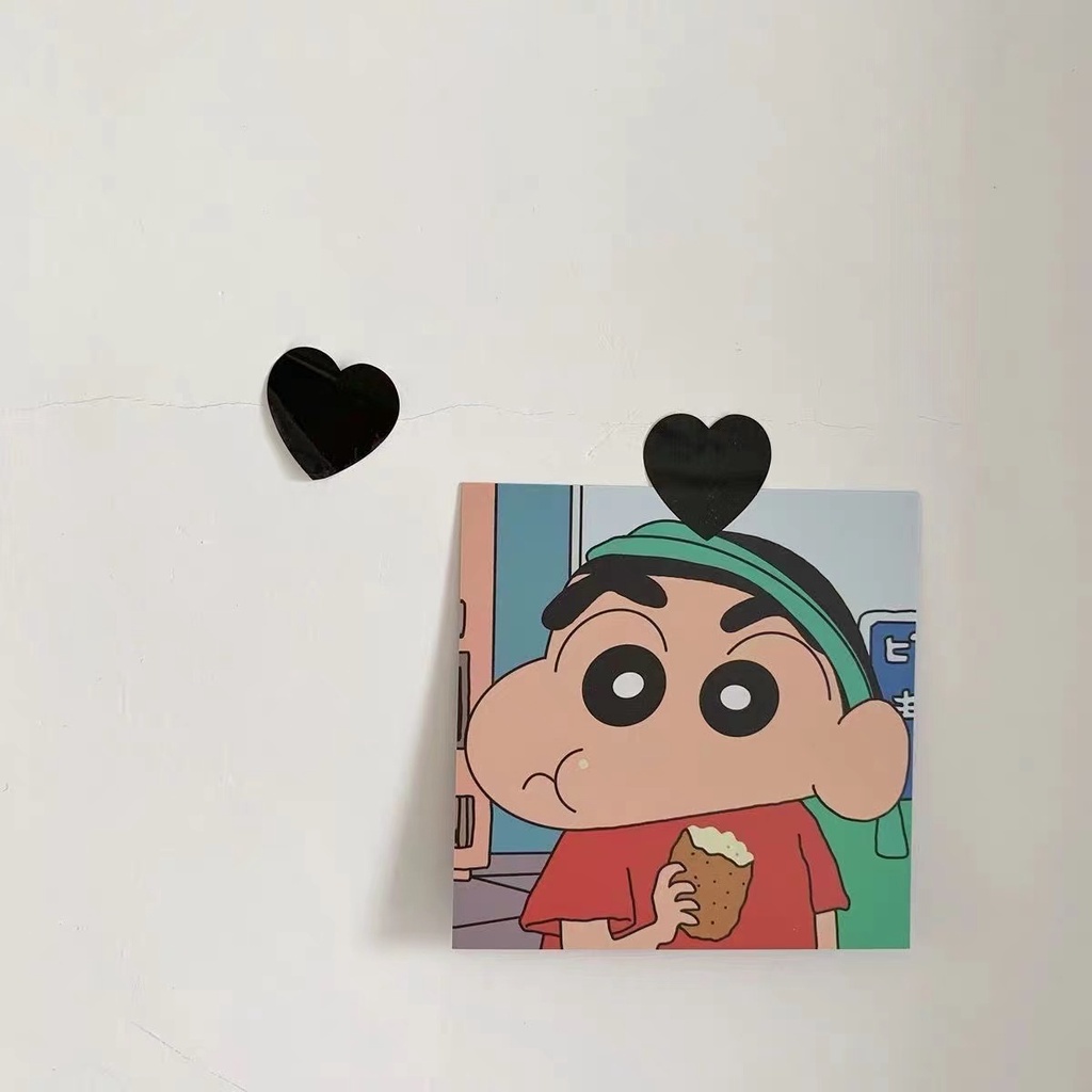 Cuộn 500 Miếng Dán Hình Trái Tim Nhiều Màu Trang Trí