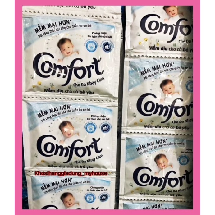 Nước xả vải Comfort cho da nhạy cảm dây 10 gói × 20 ml