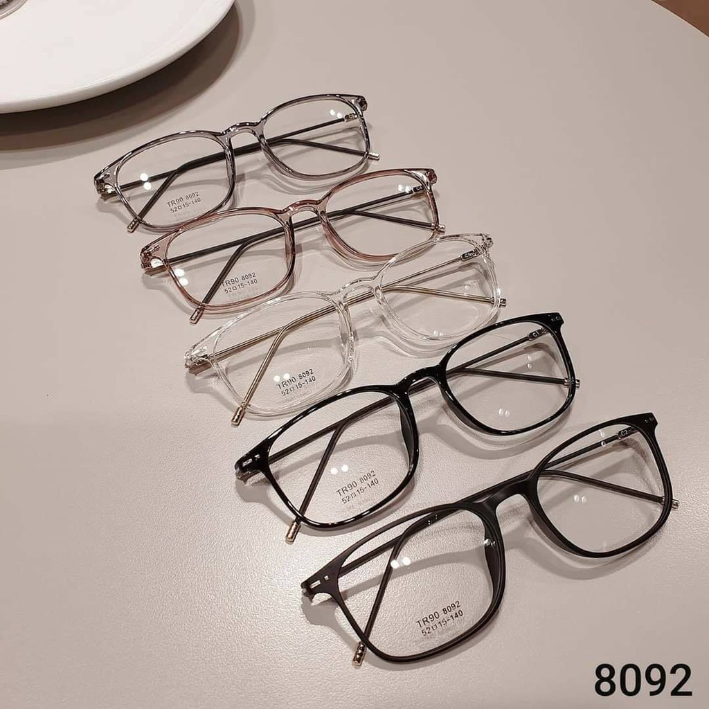 Gọng Kính Cận Dẻo Càng Tăm kim loại thời trang nữ mã 8092