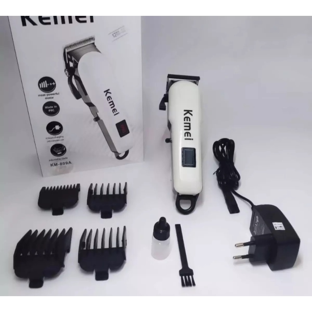 Tông đơ cắt tóc chuyên nghiệp chính hãng Kemei km809A - tông đơ cắt tóc gia đình tiện lợi