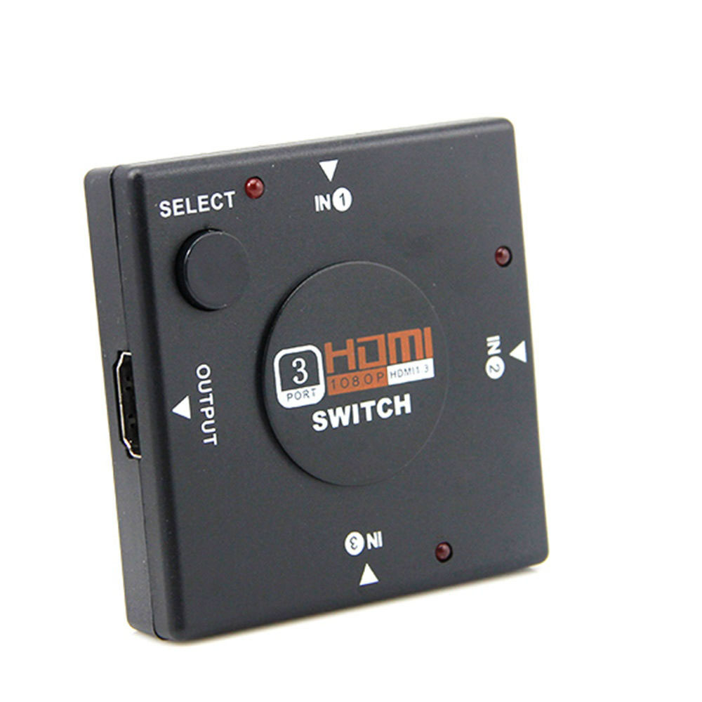 Bộ Chia 3 Cổng Hd 1080p Cho Xbox360 Hdmi Ps3 / Nhiều Màu Sắc