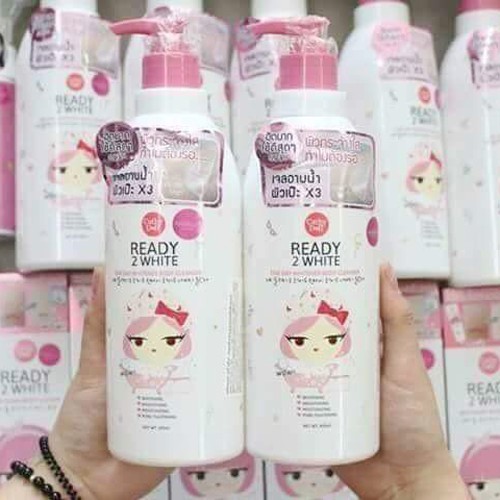 Sữa tắm trắng da Cathy Doll Ready 2 White One Day Whitener Body Cleanser 500ml