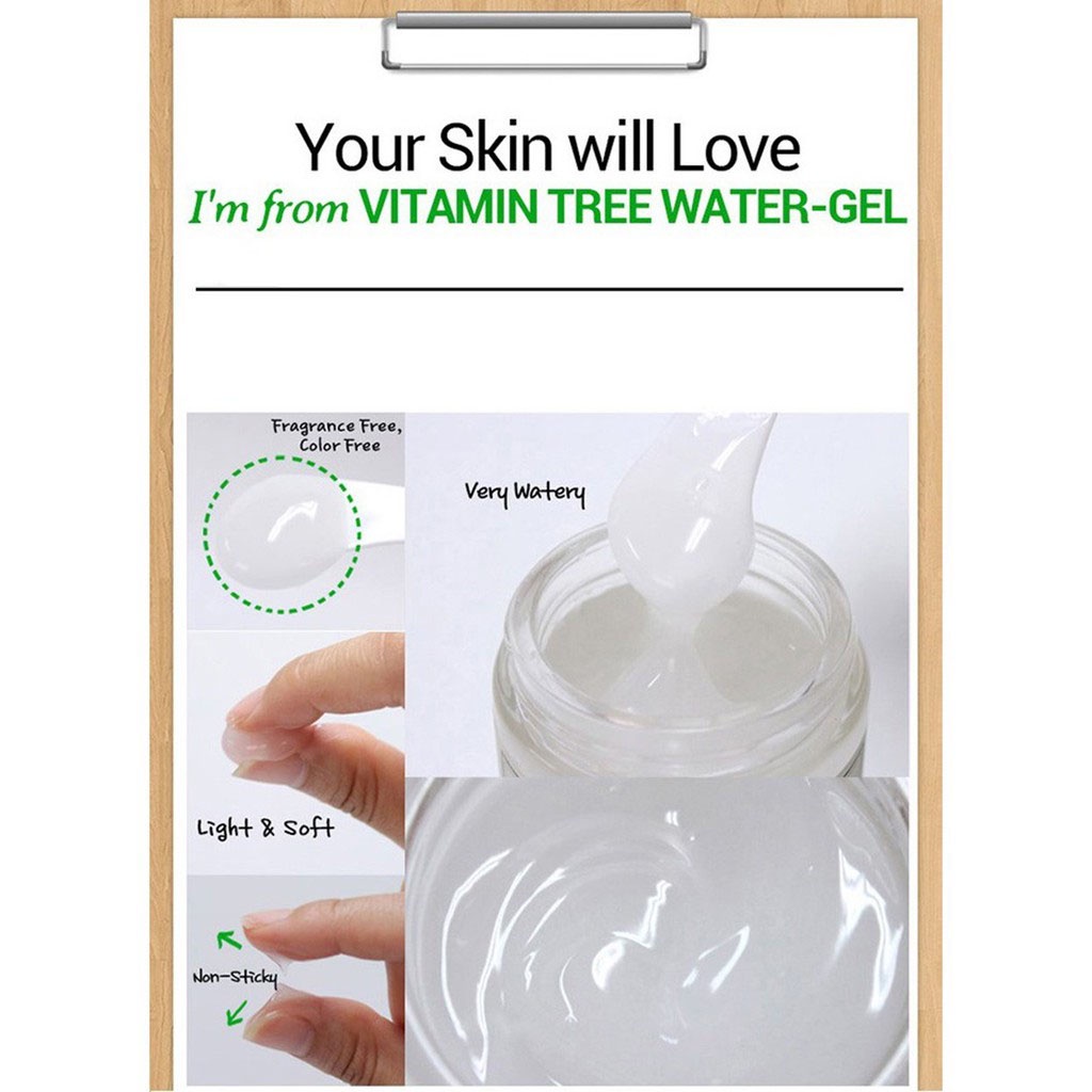 Gel Dưỡng Da I’m From Vitamin Tree Water Gel-( New) Ảnh thật, gel dưỡng ẩm cấp nước sáng da