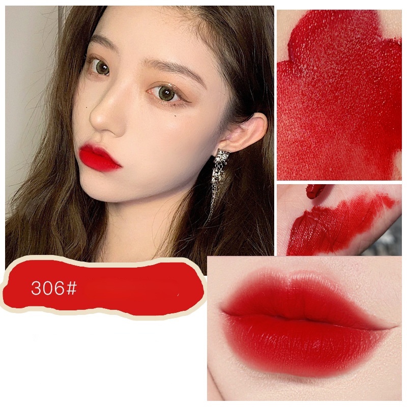 [Hàng mới về] Son kem lì HUAXIXI chống thấm nước thiết kế xinh xắn