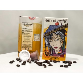 Viên nén cà phê "em ơi café" - vị slowcaf - hộp 10 viên nhựa phân huỷ