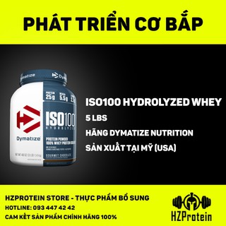 DYMATIZE ISO 100 - SỮA BỔ SUNG HYDROLYZED PROTEIN CHẤT LƯỢNG CAO (5 LBS)
