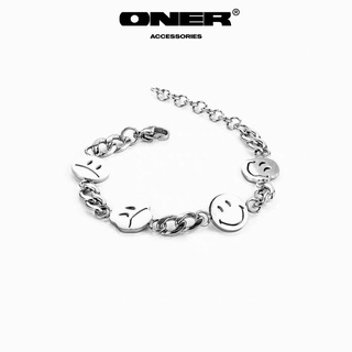 Vòng tay ONER Thép Titan ( không gỉ ) "Fsmile Bracelet" ( Bảo Hành Thép 1 Tháng )