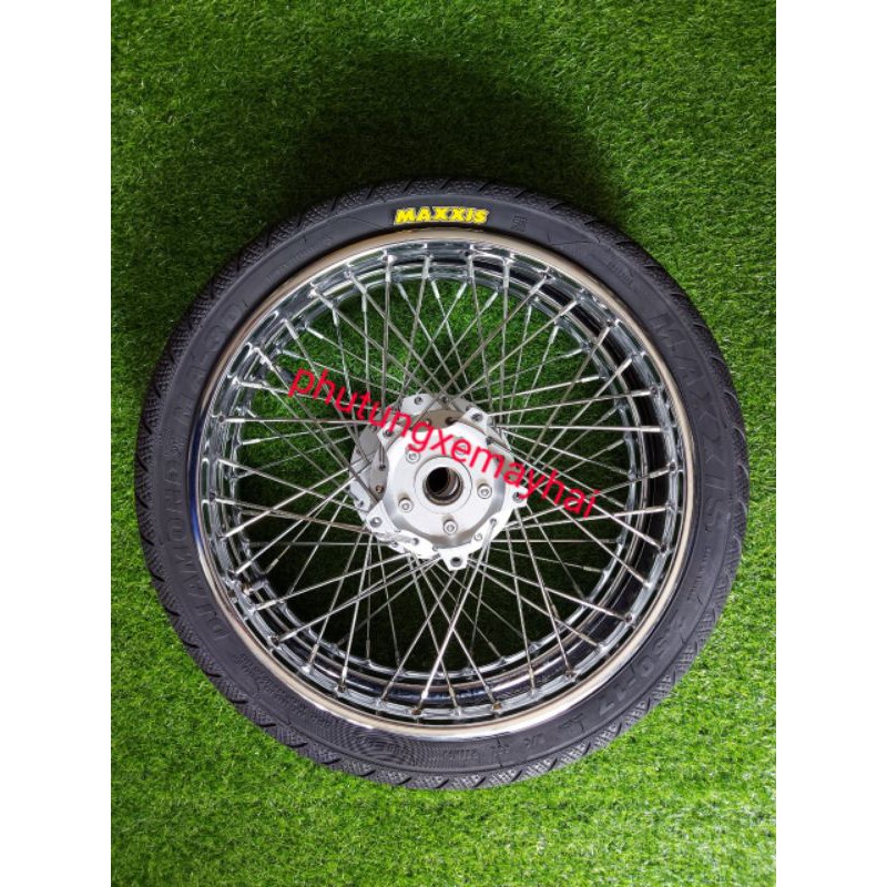 bánh căm exciter 150 full vỏ ruột maxxis 250/275 niềng hãng Honda goshi lắp các dòng exciter 150 như zin không cần chế