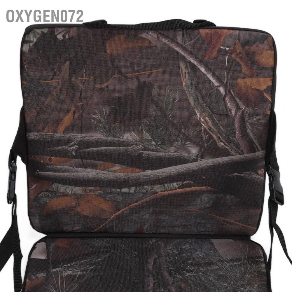 Oxygen072 Kneeling Pad Foldable Thickened Soft Foam Kneeler Sit Cushion with Backrest for Gardening Camping Fishing