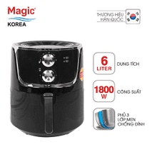 Nồi chiên không dầu Magic A-801 Đen- Đỏ
