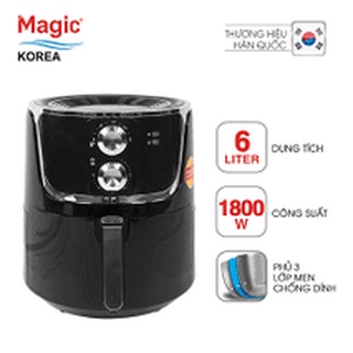 Nồi chiên không dầu Magic A-801 Đen- Đỏ