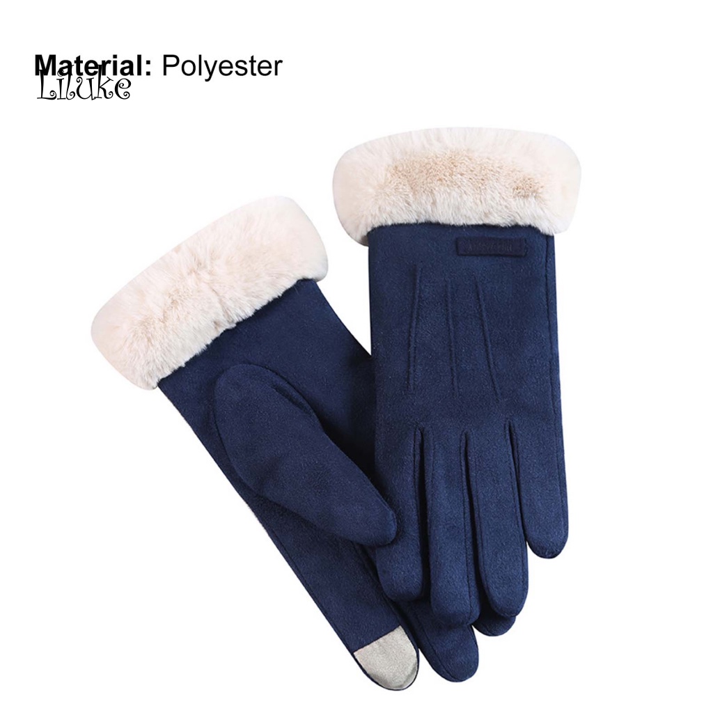 Găng Tay Lái Xe Chống Mài Mòn Màu Sắc Thời Trang Có Thể Dùng Màn Hình Cảm Ứng