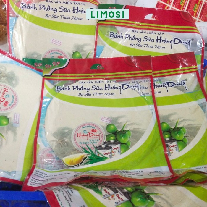 bánh tráng sữa dừa Hoàng Dung bánh mới siêu ngon Limosi KX50