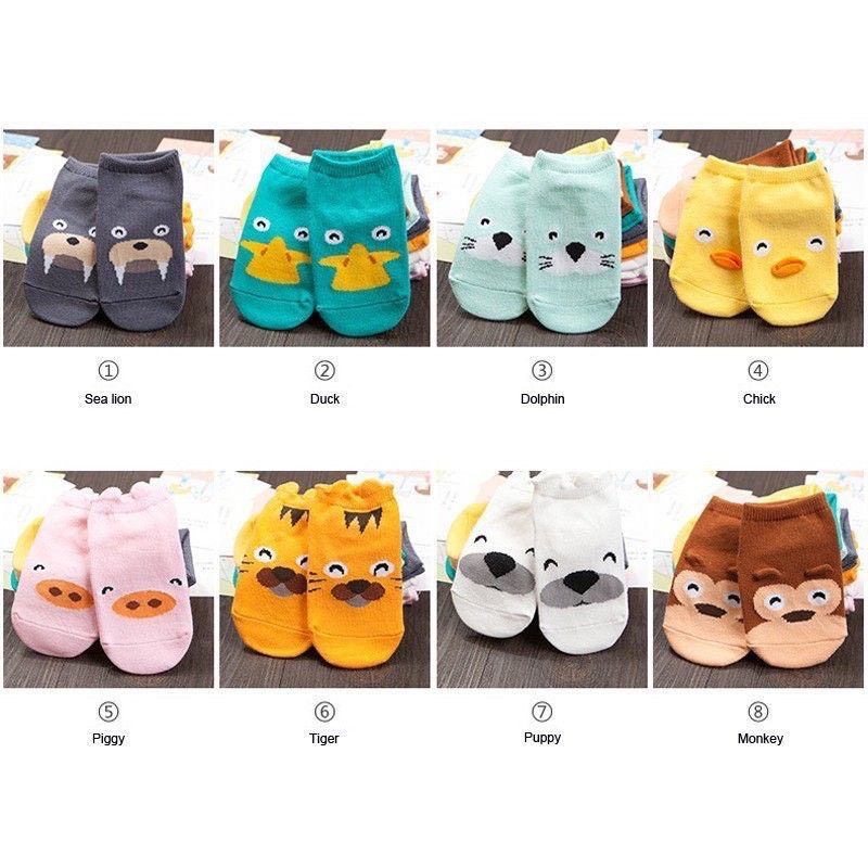 Tất Len Hình Thú Chống Trượt Cho Bé Sơ Sinh - 4 Tuổi, Tất Kid