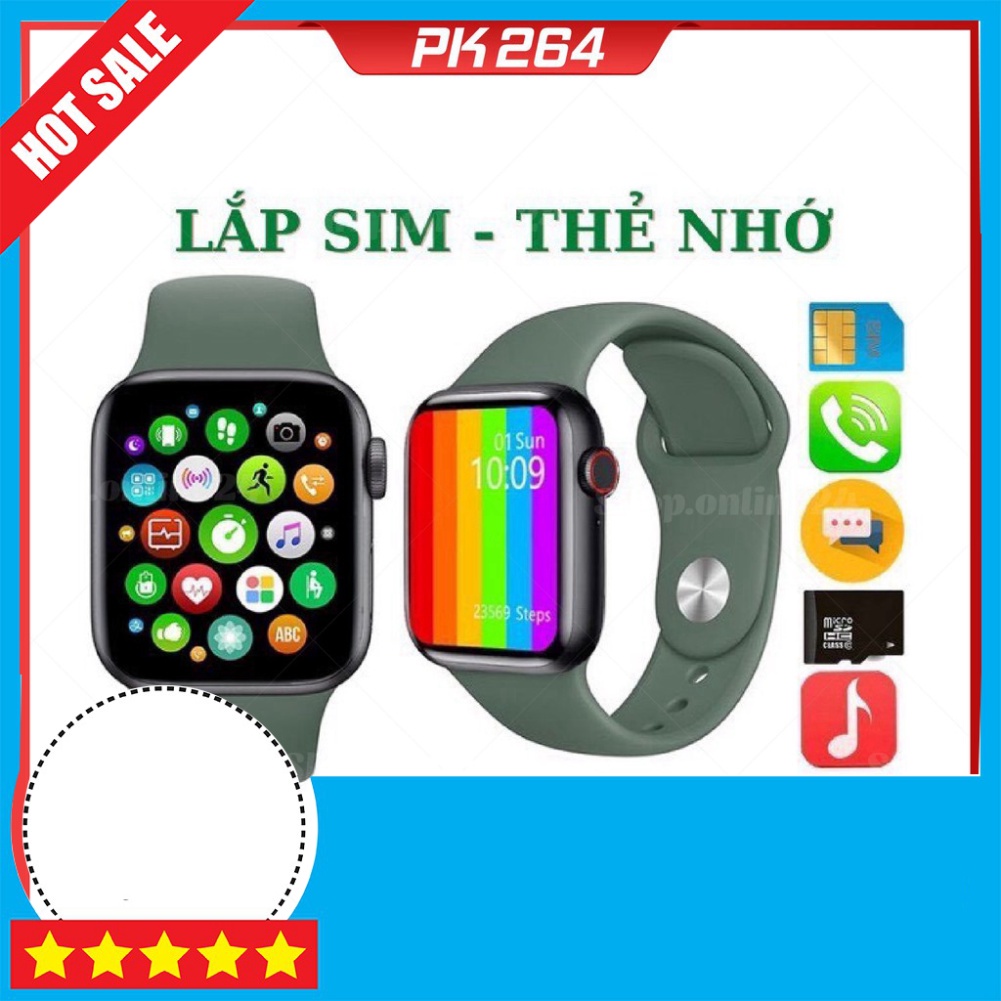 NEW SALE 70% Đồng Hồ Thông Minh K10 Lắp sim Nghe gọi Thay dây thoải mái Tiếng Việt 42mm NEW SALE 70%