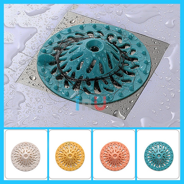 HCM -  Miếng chặn tóc, lọc tóc chống tắc cống thoát nước, dễ dàng làm sạch tái sử dụng