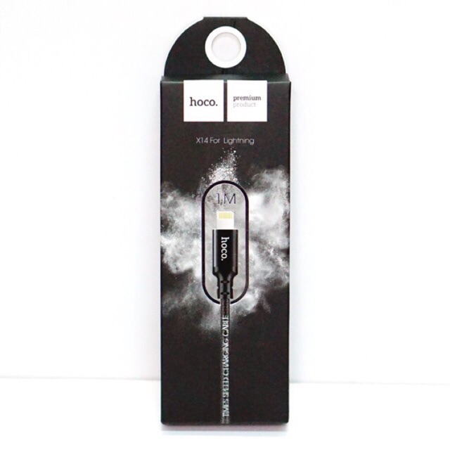 Cáp sạc nhanh iphone hoco X14