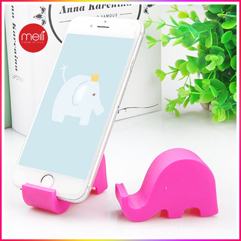 Giá đỡ điện thoại, máy tính bảng hình voi nhiều mầu siêu cute