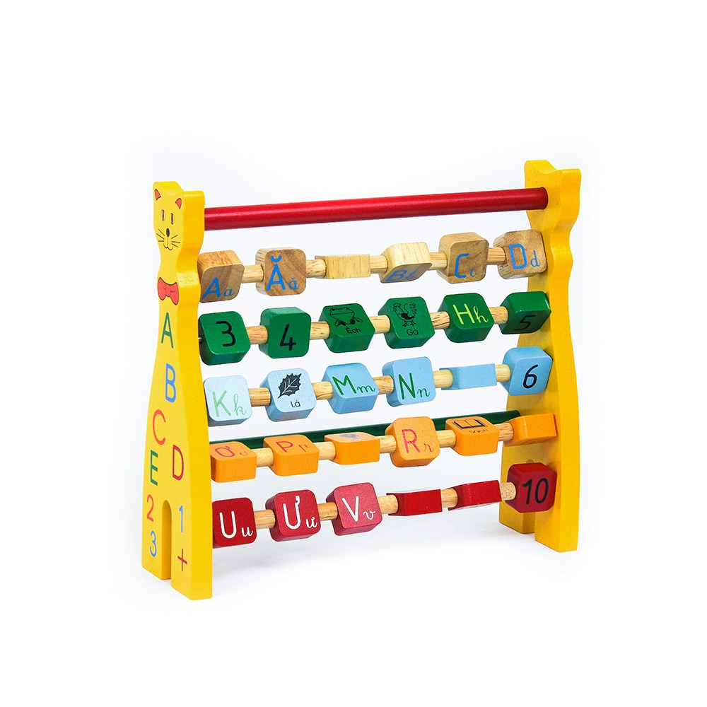 Đồ chơi gỗ Winwintoys - Chú mèo ABC 63312