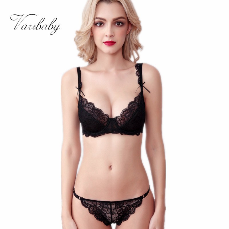 Set Đồ Lót Varsbaby Ren Xuyên Thấu Gợi Cảm Cho Nữ