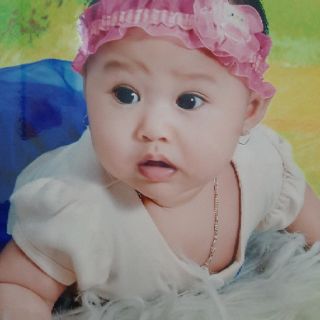 Băng đô hồng xinh cho bé