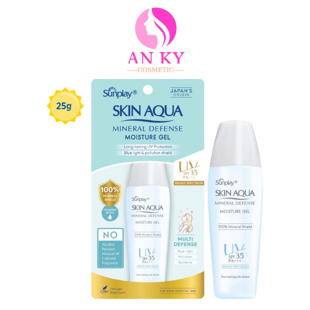 Gel Chống Nắng Vật Lý Bảo Vệ Da Dưỡng Ẩm Sunplay Skin Aqua SPF35 PA+++ 25g