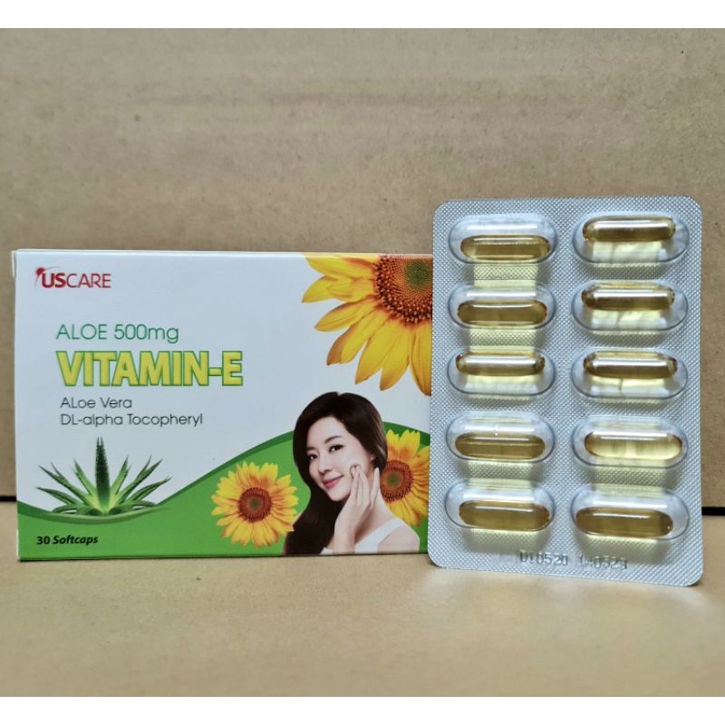 Bổ sung vitamin E giúp da căng mịn sáng đẹp hộp 30 viên chính hãng