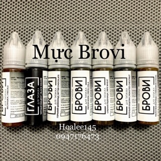 [Thanh Lý] Mực phun xăm Brovi chuyên đi sợi, hairstrokes, nhanh bám màu màu bong đậm