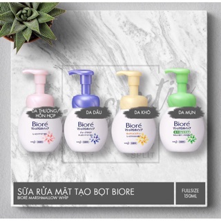 Sữa rửa mặt tại bọt biore 150ml