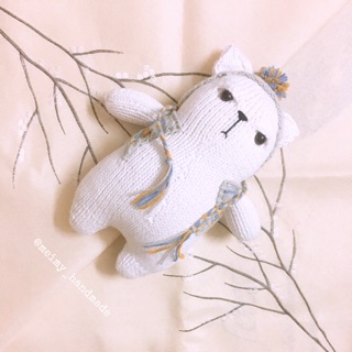 Thú bông len handmade - Mèo ngố Labby