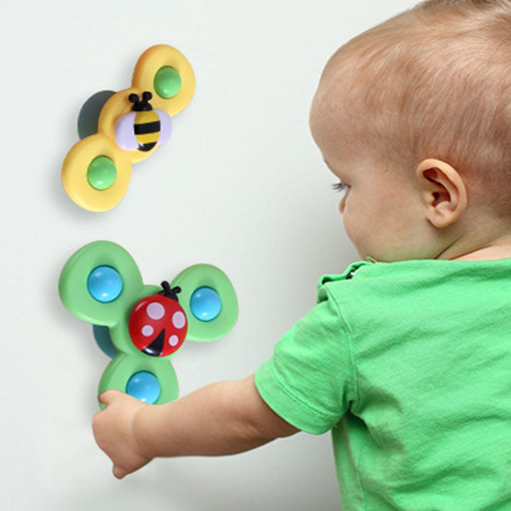 Con Quay Đồ Chơi Spinner HìNh Bọ RùA Có Âm Thanh, HọA TiếT HoạT HìNh Cho Bé