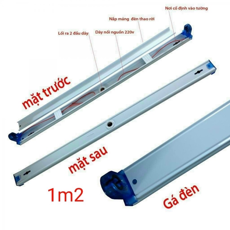 BỘ ĐÈN LED THUỶ TINH 1M2 VÀ 60CM