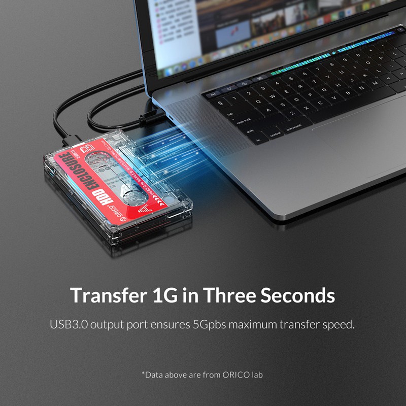 Vỏ Đựng Ổ Cứng Ngoài Orico 2.5 Inch Usb 3.0 Trong Suốt | BigBuy360 - bigbuy360.vn