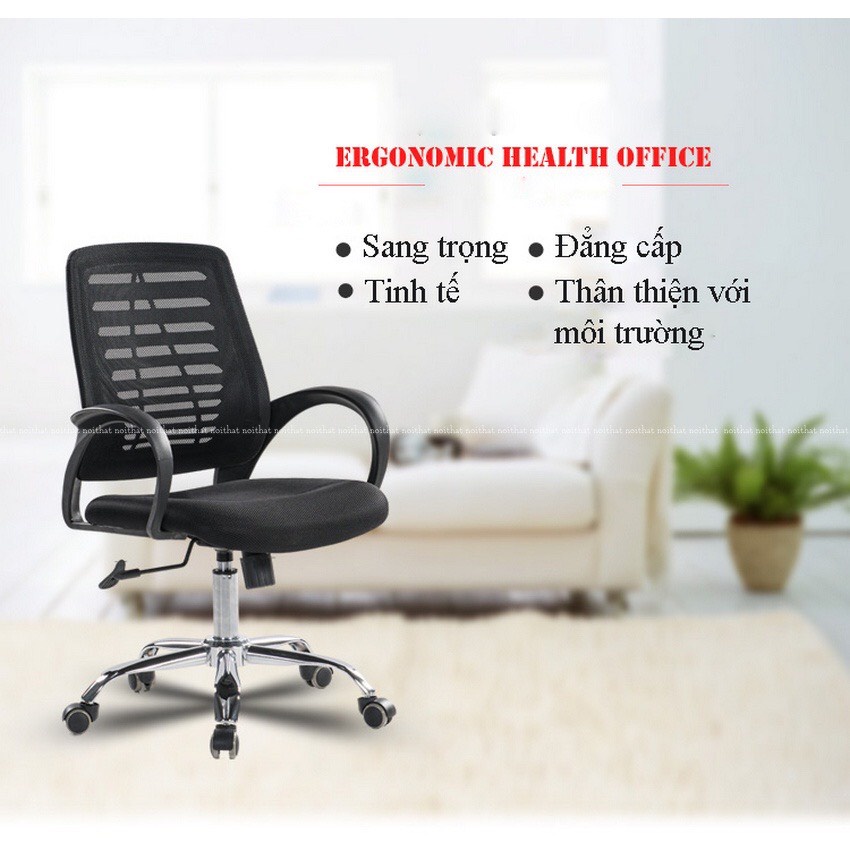 Ghế Xoay Văn Phòng Cao Cấp Lưng Chữ A
