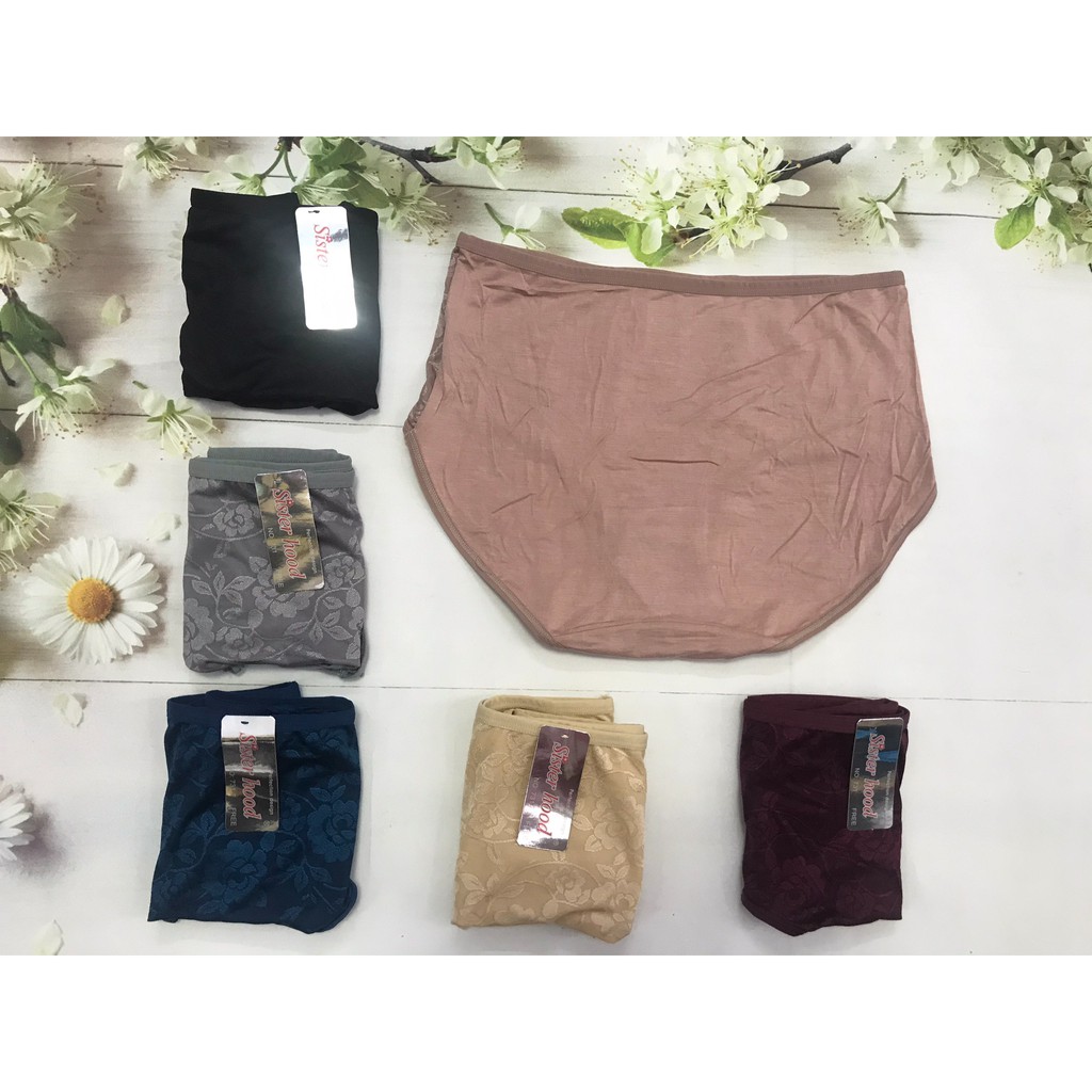 Quần lót nữ bigsize chất cotton cực nhẹ, quần lót cạp cao siêu mát Sisterhood 731, Leblurshop