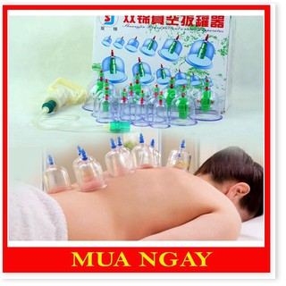 Bộ giác hơi không dùng lửa 12 cốc không dùng lửa gh12