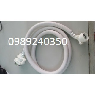 Dây cấp dẫn nước máy giặt dài 1,5m (1 đầu ren 1 đầu bắt ốc)