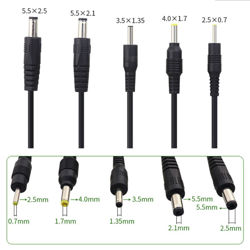 Dây Cáp Sạc Cổng USB DC 5 5x2 1 Cho DC 5 5x2 5 / DC 3 5x1 35 / DC 4 0
