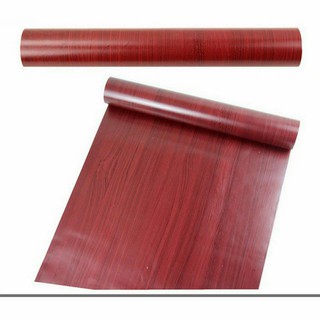 10m giấy dán tường giả gỗ đỏ