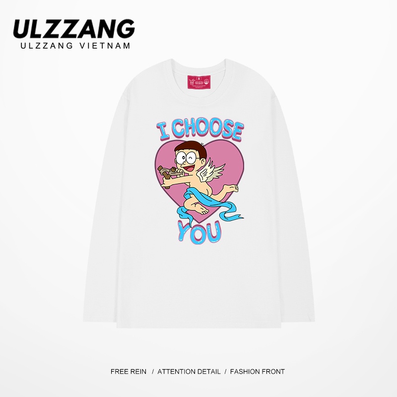 Áo thun dài tay local brand ULZZ ulzzang unisex form dáng rộng I choose you