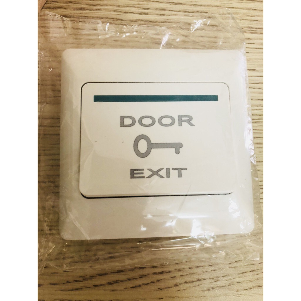Nút Exit Nhựa DE-882D Nút nhấn Exit sử dụng cho máy chấm công kiểm soát cửa ra vào cho văn phòng tòa nhà chung cư