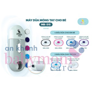MÁY DŨA MÓNG TAY CHO BÉ MOAZ BEBE - MB015