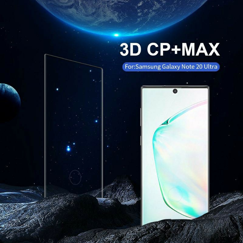 Kính cường lực Nillkin 3D CP+ Max cho Samsung Note 20/Note 20 Ultra chính hãng, kính AGC, chống bám vân tay, màn hình HD