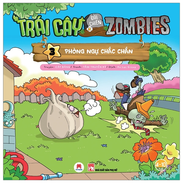 Sách Trái Cây Đại Chiến Zombies - Tập 3: Phòng Ngự Chắc Chắn