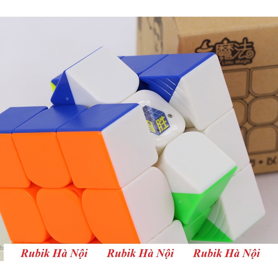 Rubik 3x3. Yuxin Little Magic Đen/Trắng/Stickerless/Có Nam Châm