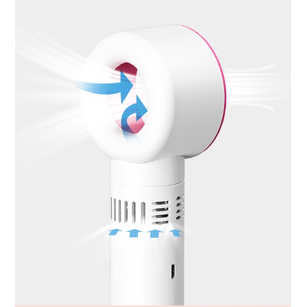 Quạt sạc mini không cánh cầm tay - Du Lịch - Văn Phòng-Barlow store