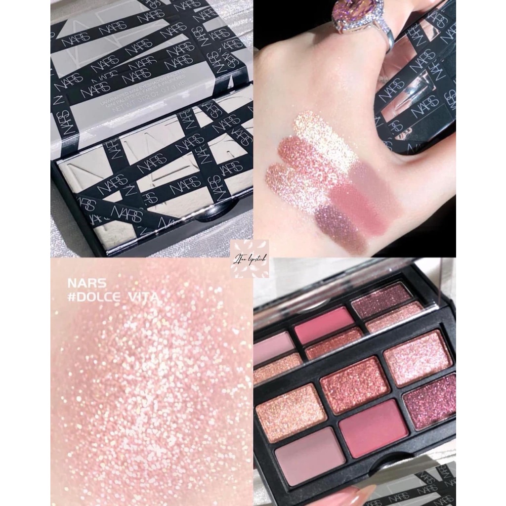 Bảng Mắt Nars Holiday Unwrapped Mini Eyeshadow Palette Set Màu Dolce Vita