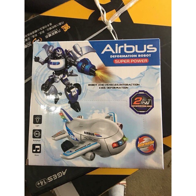 [Hot]-Máy bay Airbus biến hình robo
