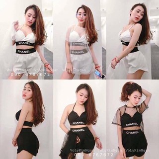 Combo 5 sét bikini 3 món, sét bikini siêu xinh