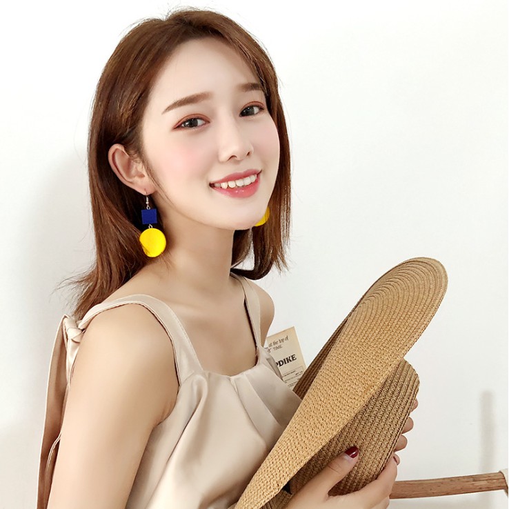 Bông tai nữ Hàn Quốc kiểu dáng trẻ trung sành điệu thời trang hoa tai nữ khuyên tai nữ cá tính